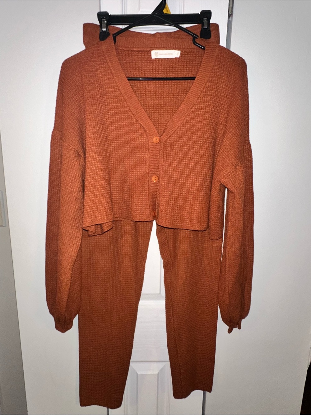 Four Seasons Waffle Knit Matching Set